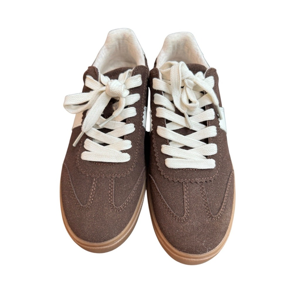 Cushionaire Balance Lace Up Sneaker Brown Size 8